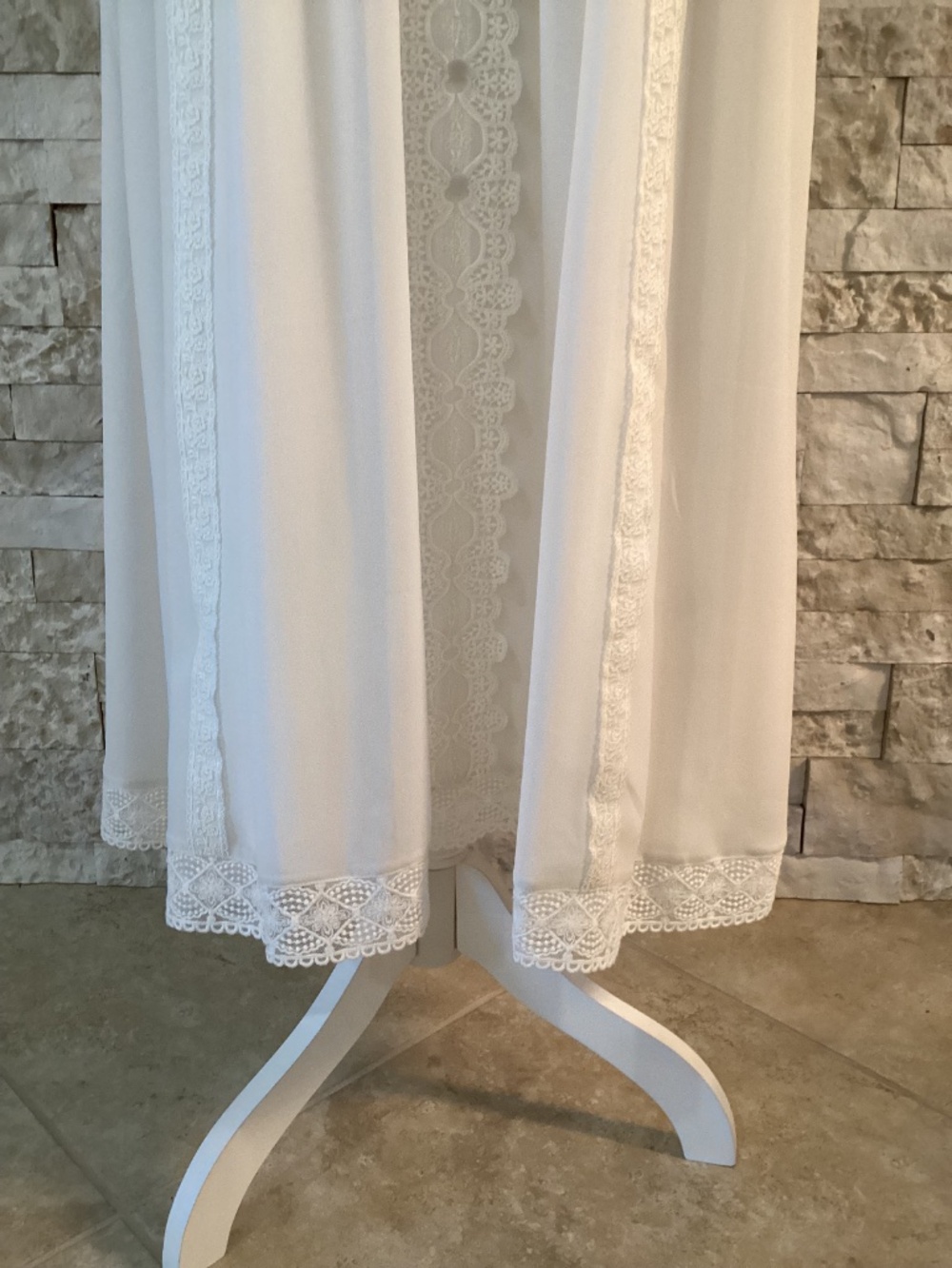 Caroline Constas white lace maxi slip dress (NWT) - Picture 3 of 16